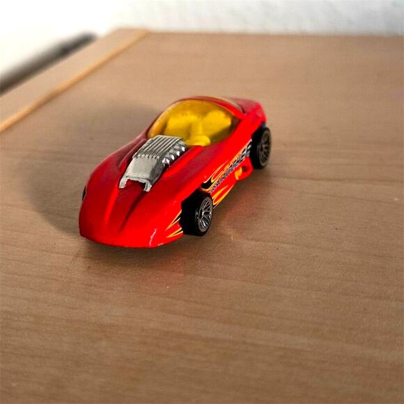 Vintage 90s Hot Wheels Silhouette II Red Super Launcher Diecast Car 1/64 1993 - Picture 2 of 7